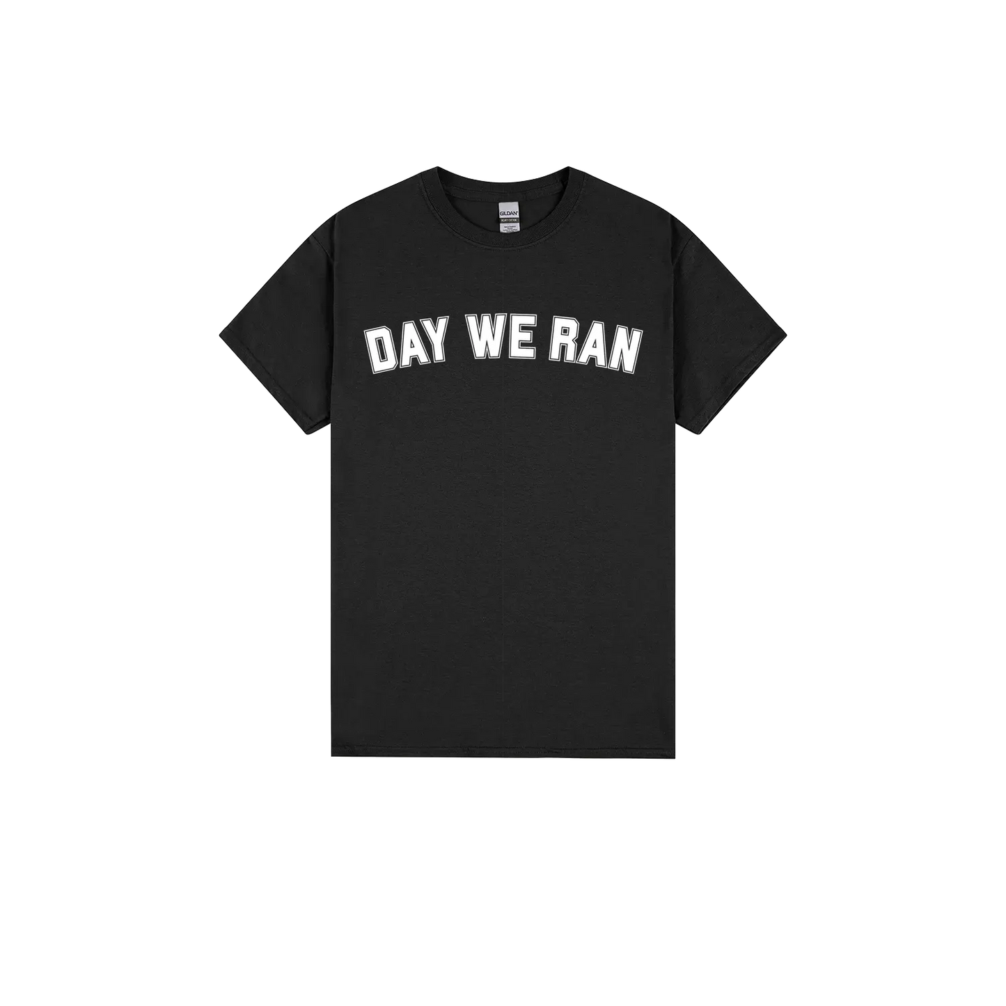 Black front flat lay