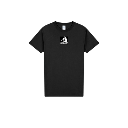 Black front flat lay