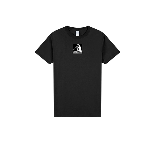 Black front flat lay